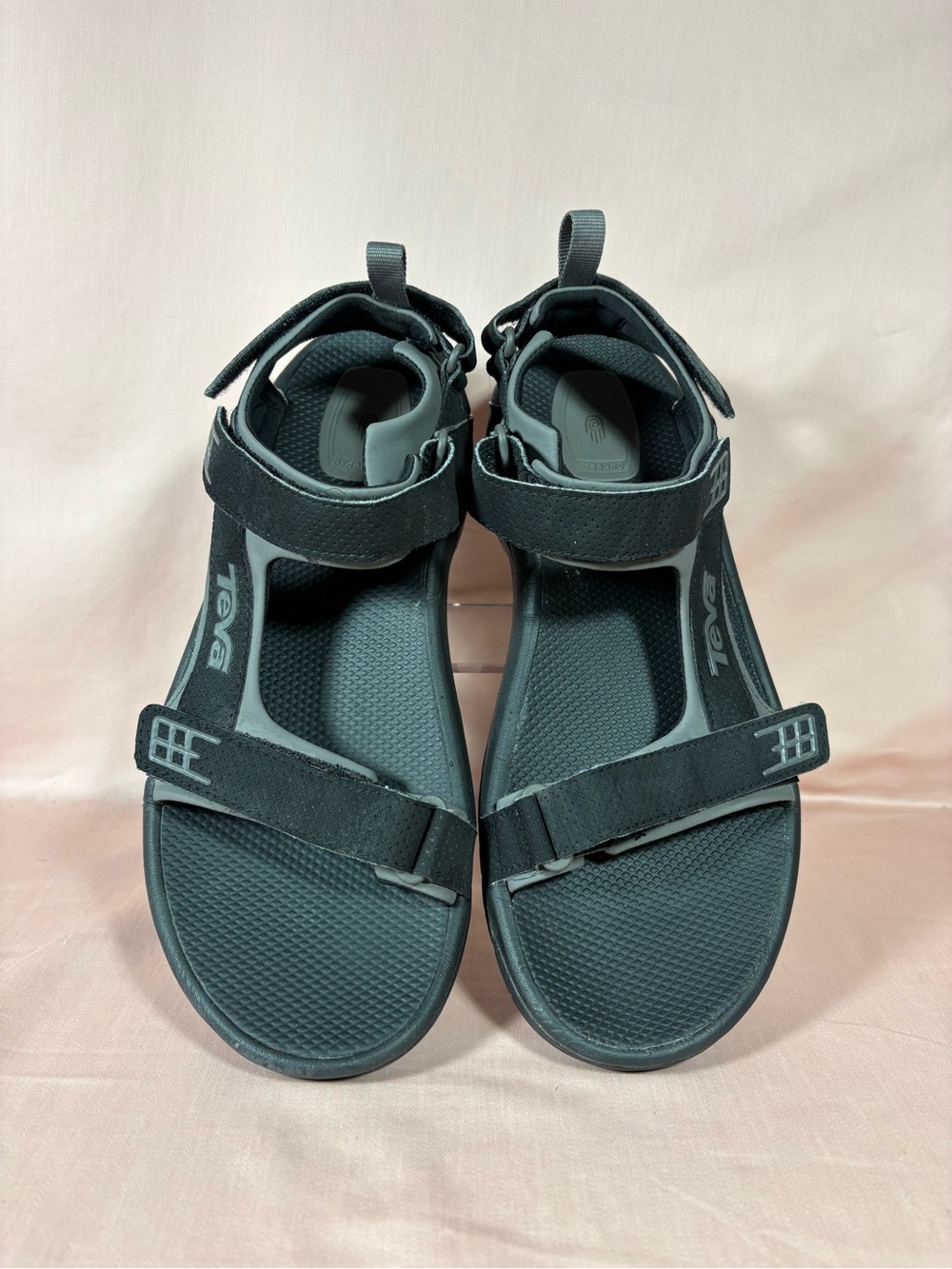 Teva Men's Black/Gray Minam Hiking Sandal Size 10 (4289) - Picture 4 of 11